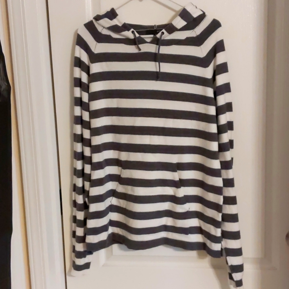 LM Studio Gray & White Hoodie